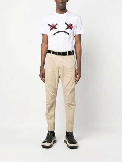 Pantaloni Chino In Cotone