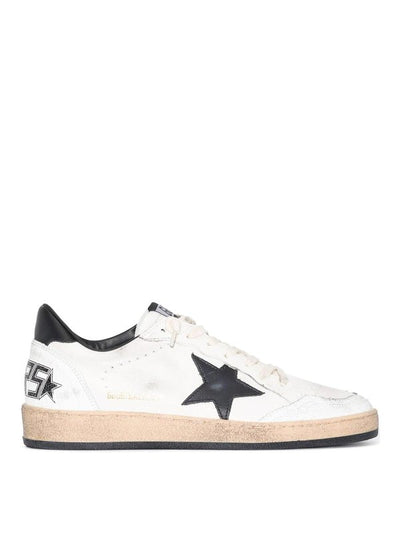 Sneaker In Pelle Con Stella A Sfera