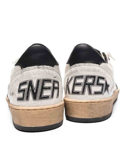 Sneaker In Pelle Con Stella A Sfera