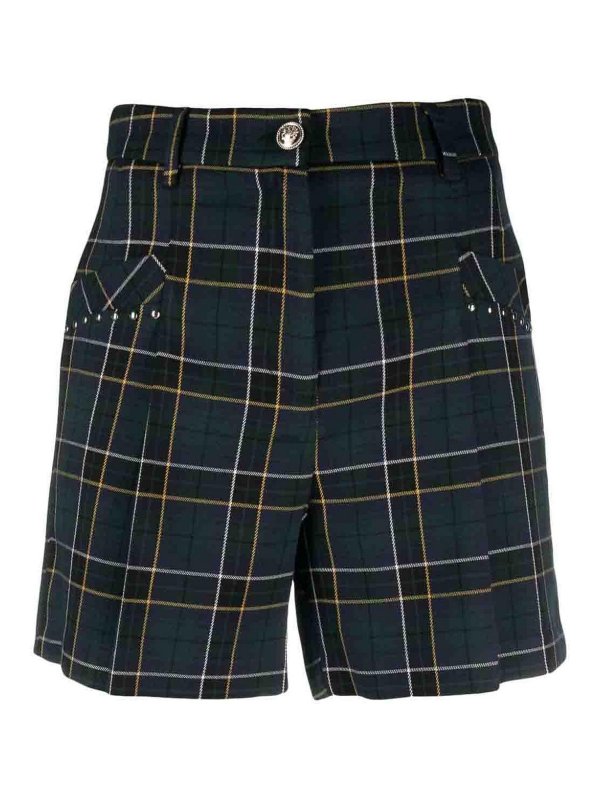 Pantaloncini Con Motivo A Quadri