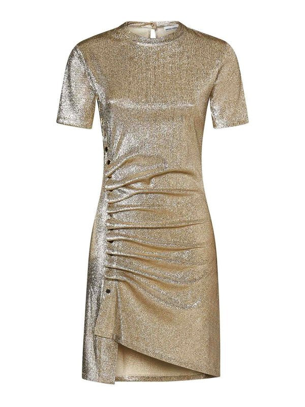 Miniabito In Lurex Dorato