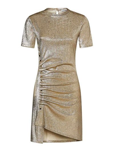 Miniabito In Lurex Dorato