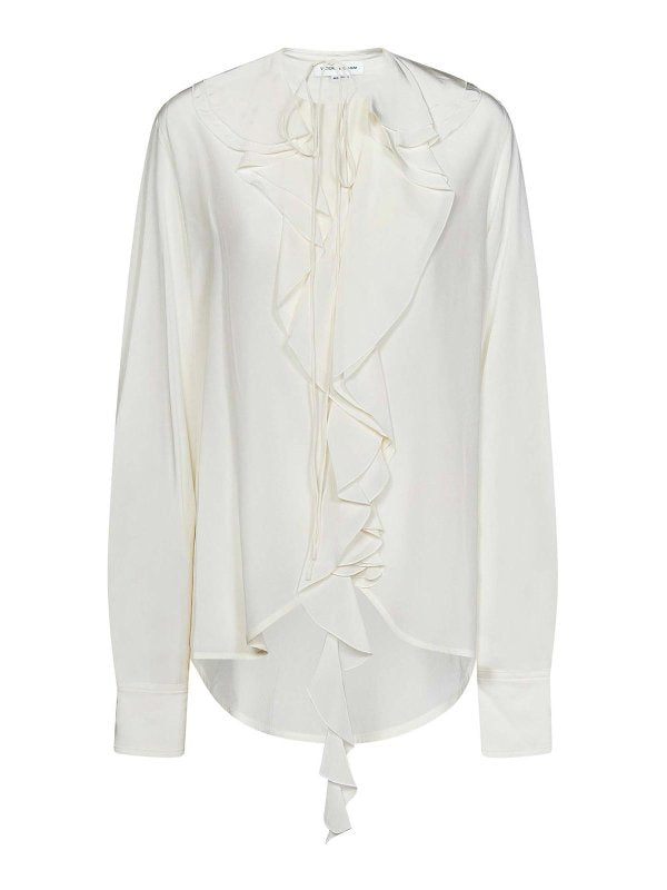 Blusa In Crepe De Chine Di Seta