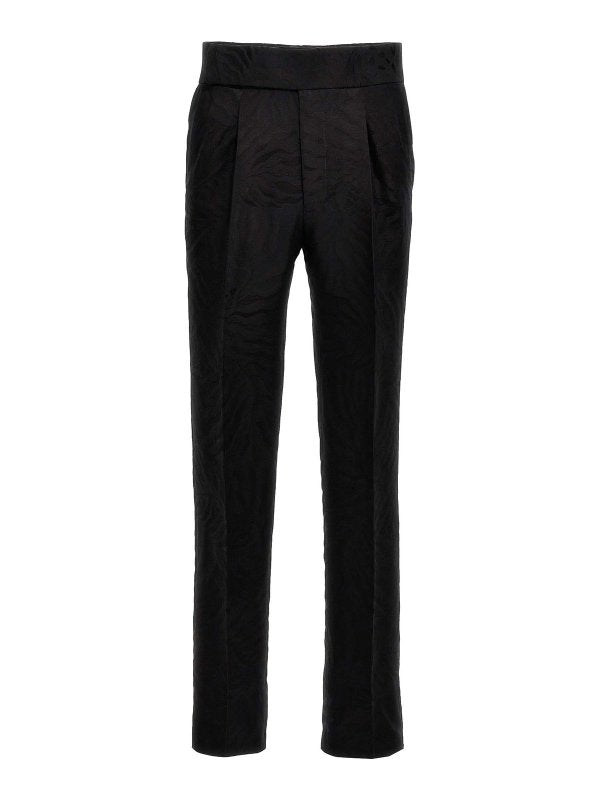 Pantaloni Jacquard