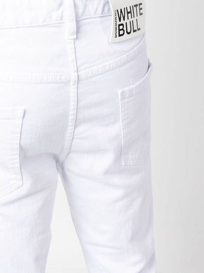 Jeans In Denim A Gamba Dritta