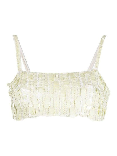 Top Corto Impreziosito Da Paillettes