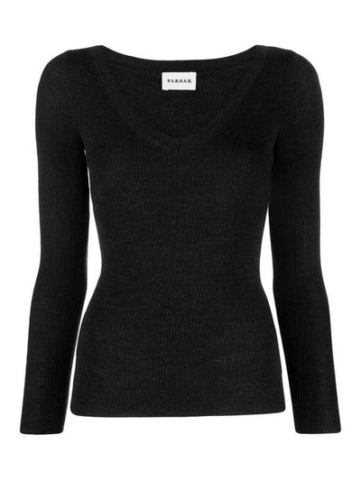 Maglione In Lana A Coste