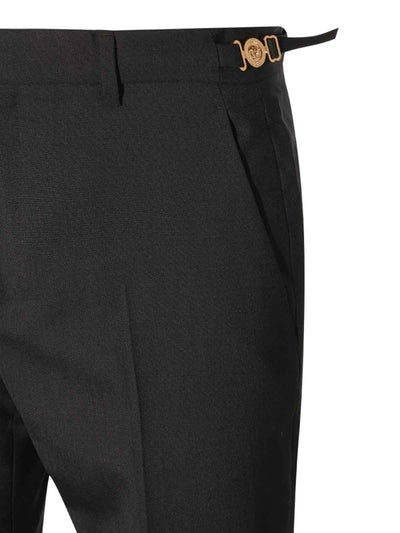 Pantaloni Di Lana Neri