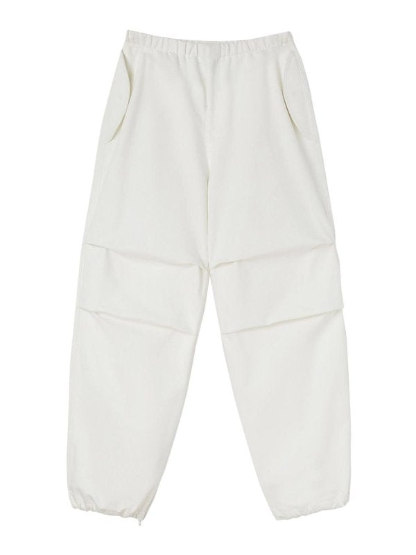 Pantaloni Affusolati In Cotone