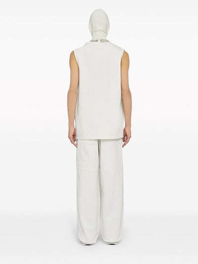 Pantaloni Affusolati In Cotone