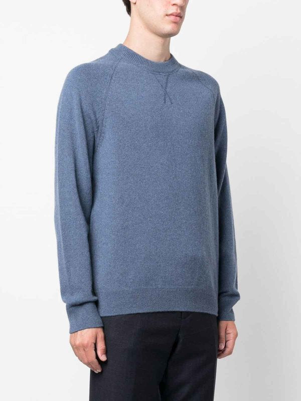 Maglia Raglan In Lana Merino