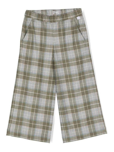 Pantaloni Con Stampa Check