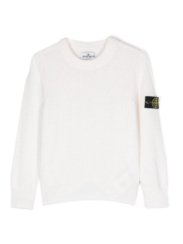 Maglione Girocollo A Maglia Aperta Celeste
