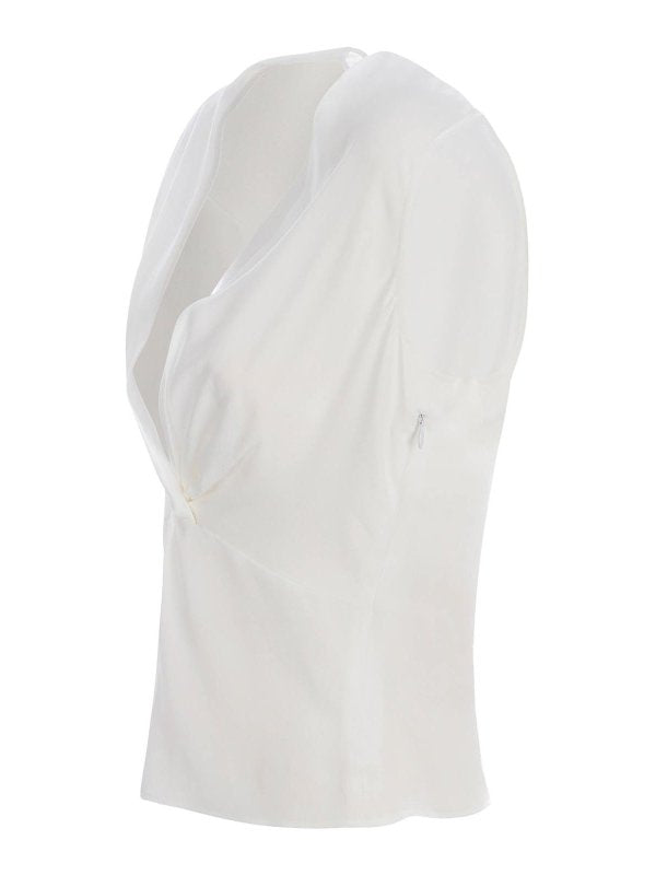 Top Pinko In Crpe Di Misto Seta