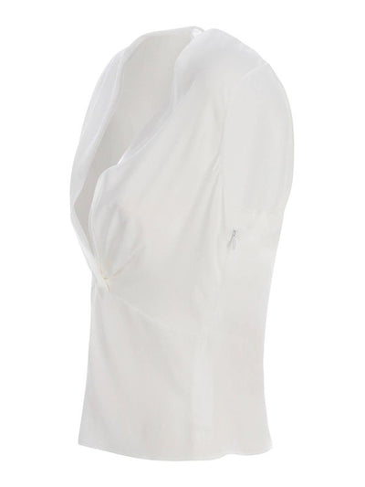 Top Pinko In Crpe Di Misto Seta