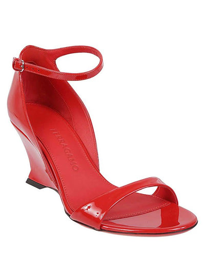 Sandali Open Toe In Vernice
