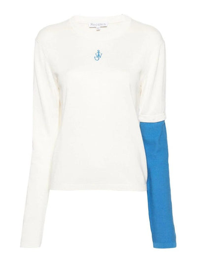 Maglia Con Maniche A Contrasto