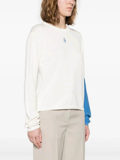 Maglia Con Maniche A Contrasto