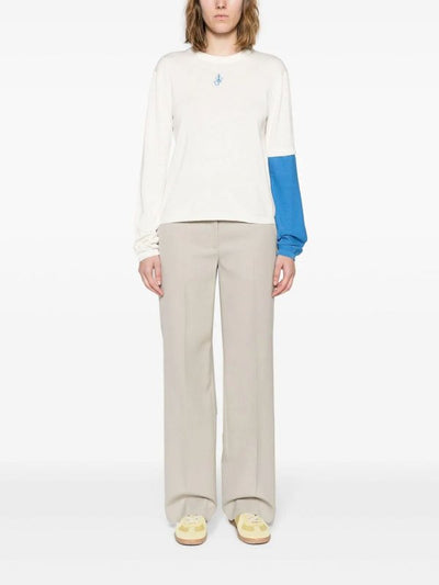 Maglia Con Maniche A Contrasto