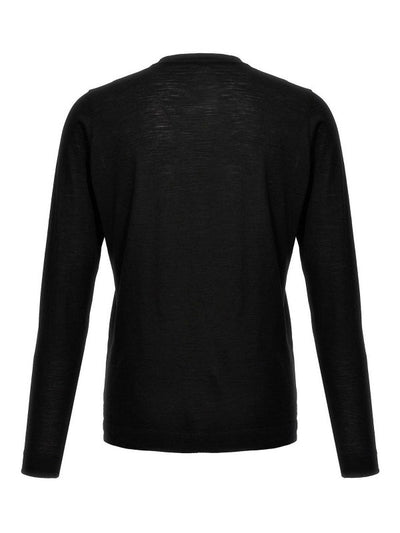 Maglia In Lana Pregiata Calibro 18