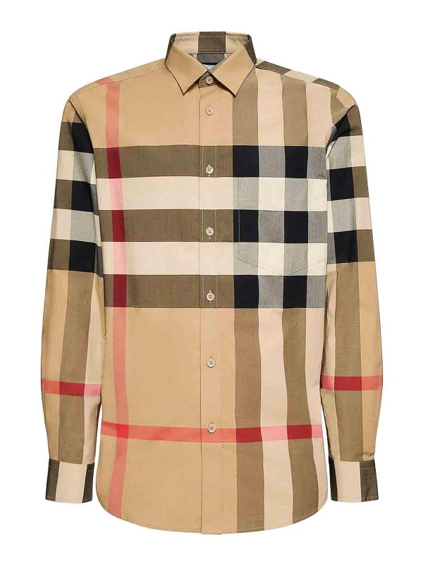 Camicia In Cotone A Quadri