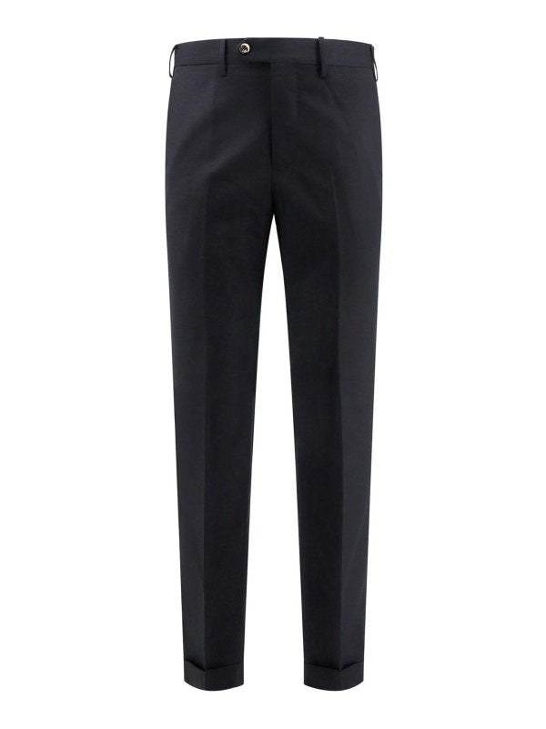 Pantalone Master Fit In Lana Vergine Stretch