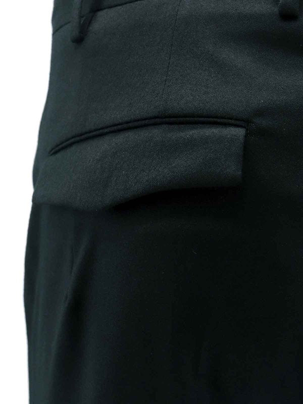 Pantalone Master Fit In Lana Vergine Stretch