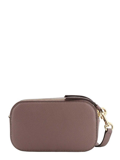 Borsa A Tracolla In Pelle Con Logo Frontale
