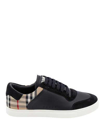 Sneaker In Pelle E Camoscio