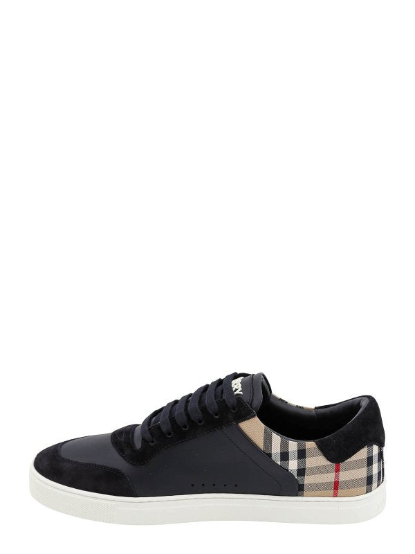 Sneaker In Pelle E Camoscio