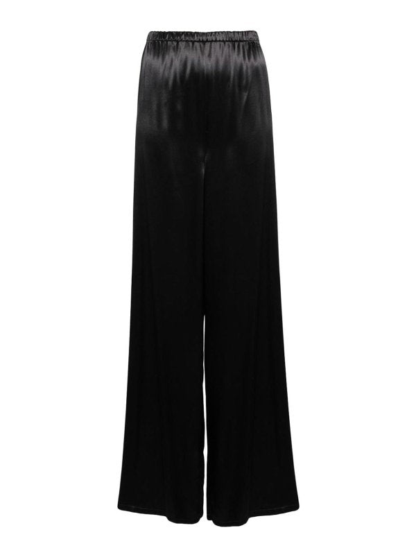 Pantaloni Larghi In Raso