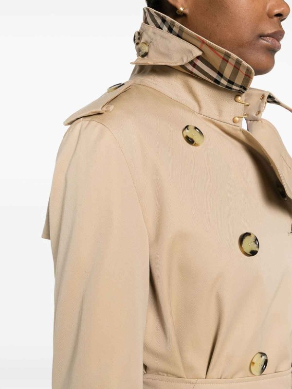 Trench Corto Kensington In Cotone Heritage