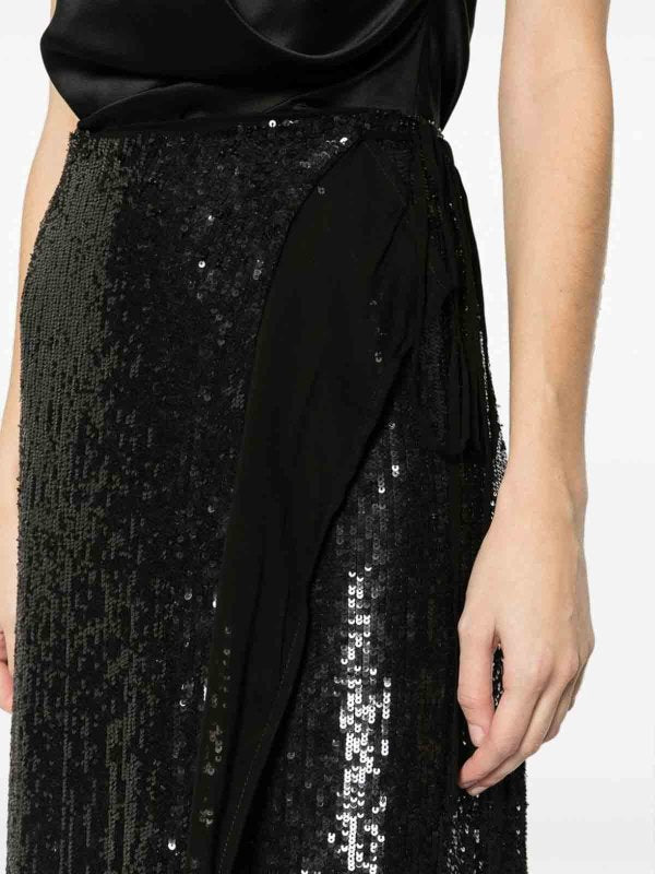 Gonna Decorata Con Paillettes