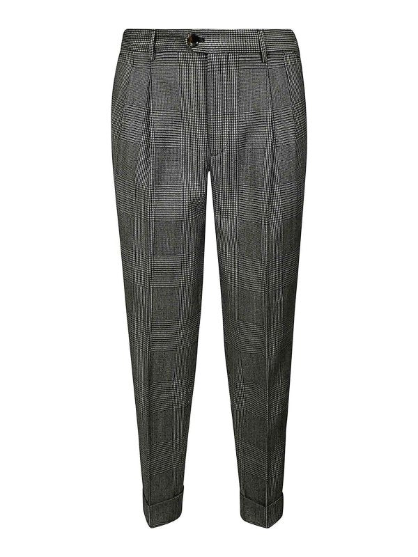 Pantaloni Di A Fantasia Check