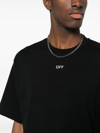 T-shirt Nera Con Stampa Logo