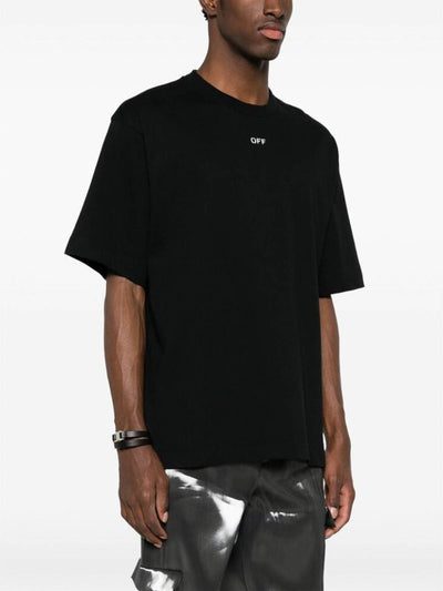 T-shirt Nera Con Stampa Logo