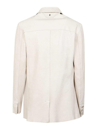 Giacca Blazer In Pelle