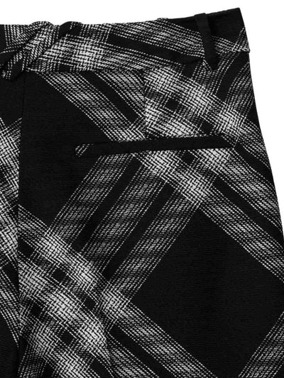 Pantaloni In Lana Check Vintage