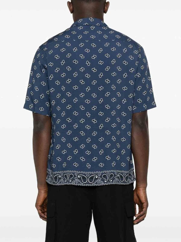Camicia Da Bowling Con Stampa Paisley