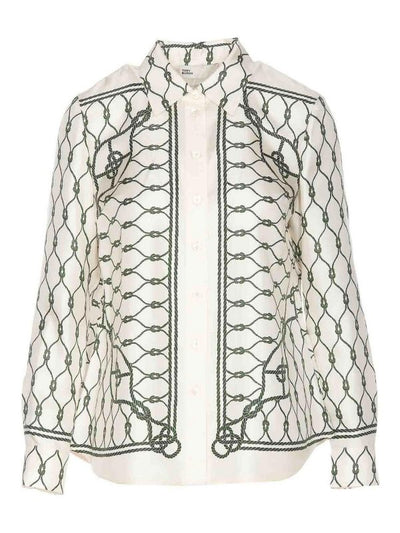 Camicia Con Stampa Nodi