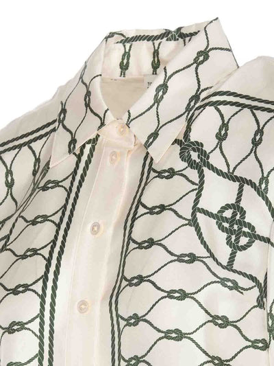 Camicia Con Stampa Nodi
