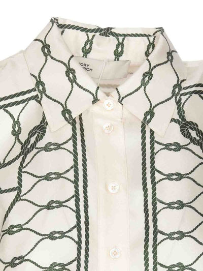 Camicia Con Stampa Nodi