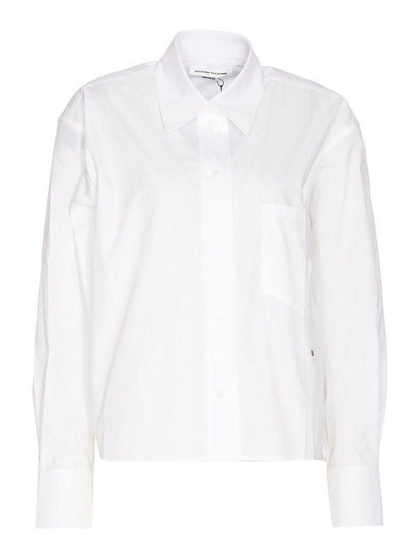 Camicia Bianca Bottoni Ricamati