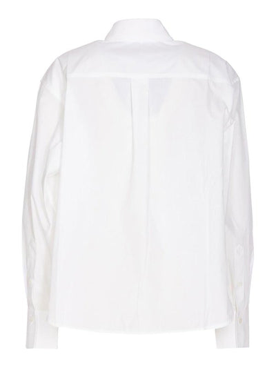 Camicia Bianca Bottoni Ricamati