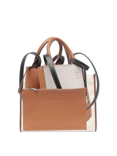 Clip Per Borsa A Tracolla Beige Con Cerniera