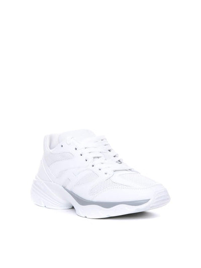 Sneakers Bianche H Lacci Laterali