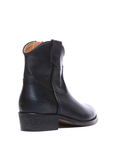 Stivaletti Tex Neri In Pelle