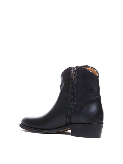 Stivaletti Tex Neri In Pelle