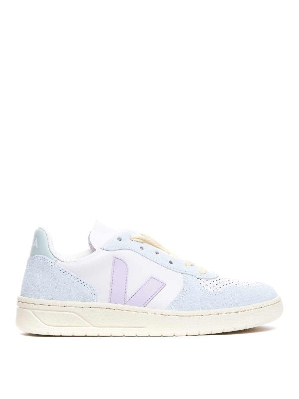 Sneakers V-10 In Pelle