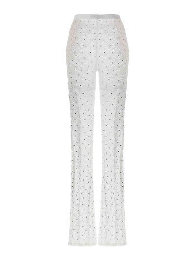 Leggings In Pizzo Con Strass